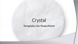  Presentation with cotton - Presentation theme featuring view of single cotton pad background and a white colored foreground