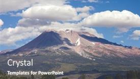  Presentation with snow - Presentation enhanced with view-of-snow-capped-mount background and a gray colored foreground