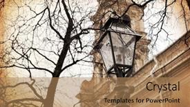  Presentation with artistic - PPT theme consisting of view of st petersburg made background and a coral colored foreground