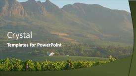  Presentation with south africa - PPT layouts enhanced with view-of-stellenbosch-vineyards-south background and a gray colored foreground