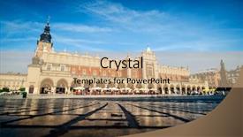  Presentation with renaissance - Cool new theme with view of sunshine architecture backdrop and a coral colored foreground