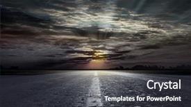  Presentation with asphalt - Amazing PPT theme having view of the asphalt road backdrop and a dark gray colored foreground