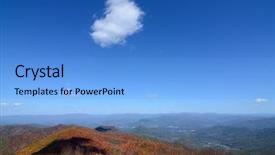  Presentation with blue ridge mountains - Cool new slides with view of the blue ridge backdrop and a  colored foreground
