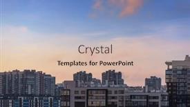  Presentation with west - Amazing slide deck having view-of-the-buildings backdrop and a lemonade colored foreground