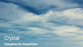  Presentation with climate change dramatic - Audience pleasing PPT theme consisting of view of the dark overcast backdrop and a teal colored foreground