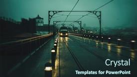  Presentation with iron - PPT layouts consisting of view-of-the-dom-luis background and a wine colored foreground