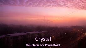  Presentation with petrol factory - Slides featuring view-of-the-factory-chimney background and a wine colored foreground