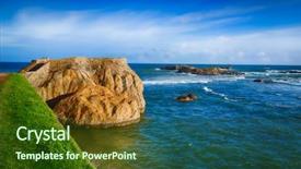  Presentation with sri lanka - Slide deck having view of the fort galle background and a  colored foreground