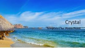  Presentation with sri lanka - Audience pleasing PPT theme consisting of view of the fort galle backdrop and a  colored foreground