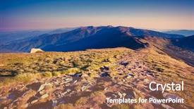  Presentation with pink beauty - Slide set with view of the magic pink rhododendron flowers on the hill dramatic scene national park chornogora carpathian ukraine europe beauty world retro style vintage soft filter instagram toning effect background and a coral colored foreground