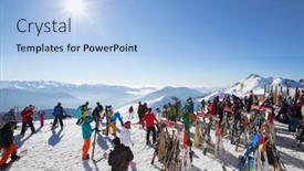  Presentation with mass - Presentation theme having view-of-the-mass background and a light blue colored foreground