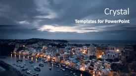  Presentation with island sunset - 