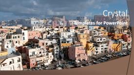  Presentation with port - Theme enhanced with view-of-the-port background and a seafoam green colored foreground