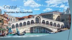  Presentation with bridge - Slides enhanced with view-of-the-rialto-bridge background and a light blue colored foreground