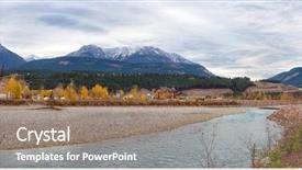  Presentation with british columbia - Amazing presentation design having panoramic view of the rocky backdrop and a coral colored foreground