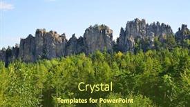  Presentation with czechia - Cool new PPT layouts with view-of-the-rocky-ridge backdrop and a tawny brown colored foreground