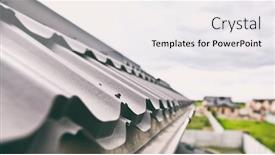  Presentation with tile - PPT layouts featuring view-of-the-rooftop-made background and a white colored foreground