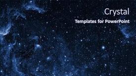  Presentation with moon - Colorful presentation design enhanced with view-of-the-space backdrop and a wine colored foreground