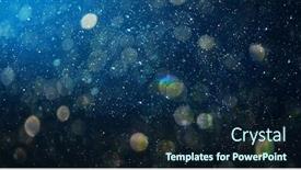  Presentation with elements - PPT layouts having view-of-the-space background and a navy blue colored foreground