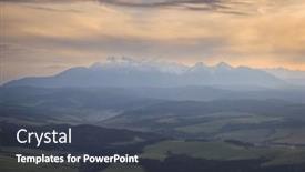  Presentation with poland - Slide set consisting of view-of-the-tatra-maountains background and a dark gray colored foreground