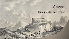  Presentation with architects - Slide deck having view of the temple background and a light gray colored foreground