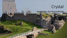  Presentation with castle - Beautiful presentation featuring scottish highlands - view of the urquhart castle backdrop and a light blue colored foreground