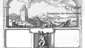  Presentation with lighthouse - Slide set having view-of-the-zandvoort-lighthouse background and a light gray colored foreground