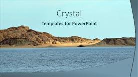  Presentation with saudi arabia - PPT layouts enhanced with view-of-tiran-island-saudi background and a cool aqua colored foreground