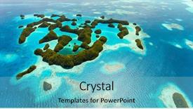  Presentation with tropical top view summer botanical - PPT theme enhanced with view of tropical 70 island background and a light blue colored foreground