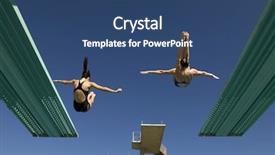  Presentation with women - Audience pleasing slide deck consisting of statistic analysis business data diagram graph concept backdrop and a gray colored foreground