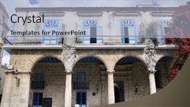  Presentation with colonial - Amazing presentation having view of typical colonial building in old havana architecture backdrop and a light blue colored foreground
