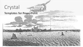  Presentation with title - Amazing presentation design having view-of-vrijburg-palace-c backdrop and a white colored foreground