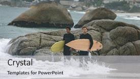  Presentation with multi ethnic group - Audience pleasing PPT layouts consisting of view of young multi-ethnic backdrop and a light gray colored foreground