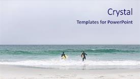  Presentation with ethnic relation - PPT layouts enhanced with view of young multi-ethnic background and a sky blue colored foreground