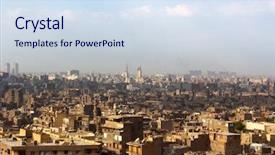  Presentation with cairo - Cool new theme with view on cairo from top backdrop and a sky blue colored foreground