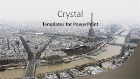  Presentation with eiffel tower - Colorful slides enhanced with view-on-eiffel-tower backdrop and a white colored foreground