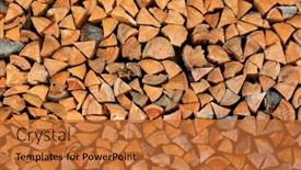  Presentation with dry - Theme enhanced with view-on-firewood-store-background background and a red colored foreground