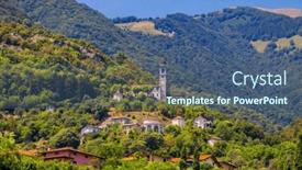  Presentation with lake - Slides enhanced with view-on-lenno-town-lake background and a ocean colored foreground