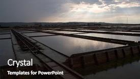  Presentation with dusk - Colorful presentation enhanced with view on saltpan of secovlje backdrop and a  colored foreground