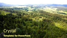  Presentation with mountain view - Slides enhanced with view-on-szczeliniec-wielki-mountain background and a tawny brown colored foreground