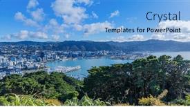  Presentation with persepolis is the capital - Slide set enhanced with view-over-the-capital-wellington background and a  colored foreground