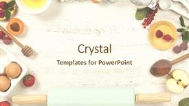  Presentation with wood tools - Audience pleasing slides consisting of view rustic background with free backdrop and a cream colored foreground