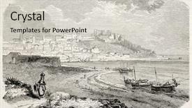  Presentation with view of the old port - Amazing presentation having view sicily created by worms backdrop and a light gray colored foreground