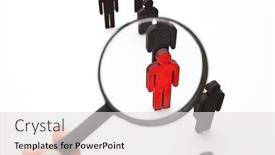  Presentation with wooden - Slide set enhanced with view-through-the-magnifier background and a light gray colored foreground