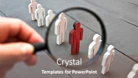  Presentation with wooden - Slide set consisting of view-through-the-magnifier background and a violet colored foreground