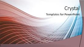  Presentation with high rise building - Presentation theme having view to steel light blue background and a white colored foreground