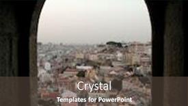  Presentation with tile - Colorful theme enhanced with view-to-the-tile-roofs backdrop and a dark gray colored foreground