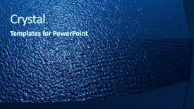  Presentation with deep dark sea - Slide deck with view to water blue sea background and a ocean colored foreground