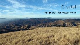  Presentation with mountain view california - Beautiful presentation featuring view-towards-rocky-peak backdrop and a light blue colored foreground