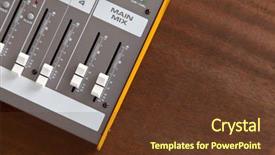  Presentation with controls - PPT layouts featuring view with space for text background and a  colored foreground